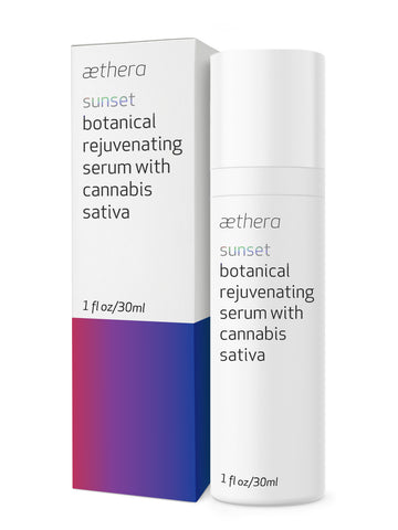 Aethera Beauty - Sunset Botanical Rejuvenating Serum w/ Cannabis Sativa