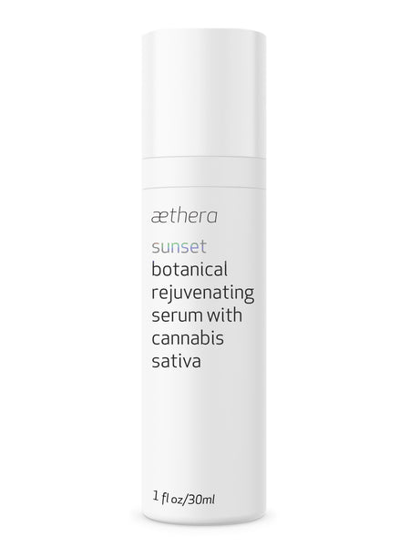 Aethera Beauty - Sunset Botanical Rejuvenating Serum w/ Cannabis Sativa